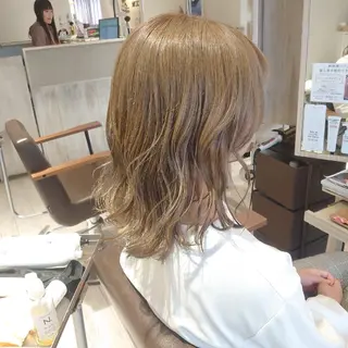 ミディアム カラー ヘアアレンジ E Komo hair所属・Wow❕E Komo hair 永井一輝のヘアスタイル