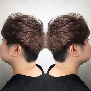 ショート カラー 柴田 祐輔のヘアスタイル