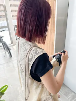 ショート カラー ヘアアレンジ autre所属・大久保 ひでなりのヘアスタイル