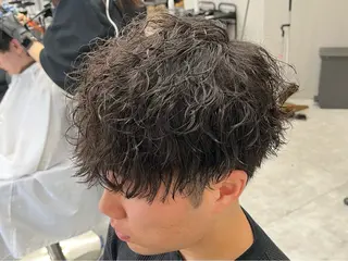 ショート パーマ メンズ 新潟メンズパーマ 新潟駅/小田拓実のヘアスタイル