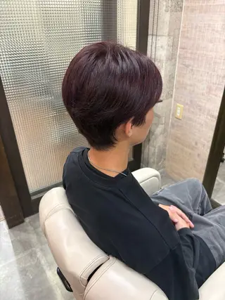 カラー メンズ トウダ リリカのヘアスタイル