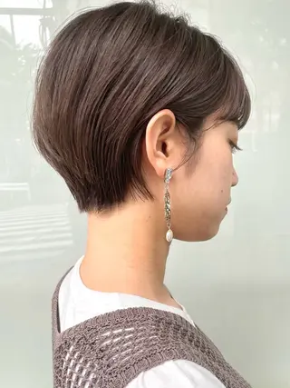 ショート レイヤー/韓国/ 顔周り/しんやのヘアスタイル