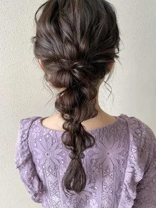 ロング ヘアアレンジ 沢田 瞳のヘアスタイル