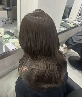 ミディアム カラー 艶髪/レイヤー 🦋MIYUUのヘアスタイル