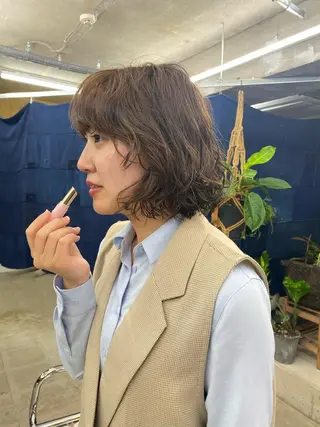 ショート カラー パーマ GATTACA所属・KEI gattacaのヘアスタイル