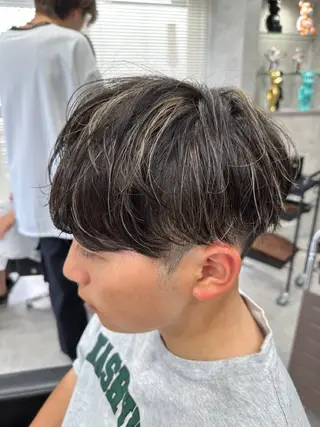 ショート カラー メンズ メンズパーマ特化💈 髙木颯太💈のヘアスタイル