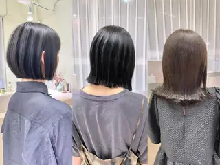 カラー ulu名古屋栄所属・落合しほ/韓国ヘア/ 髪質改善/縮毛矯正のヘアスタイル