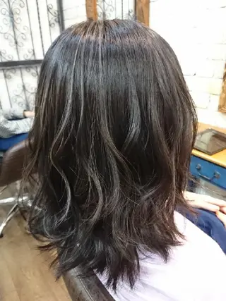 セミロング カラー パーマ ヘアアレンジ メンズ ◆ショート/ボブ/ 髪質改善◆松本尚弥のヘアスタイル