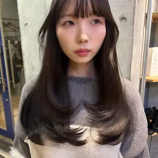 ロング カラー RONU所属・鎌倉駅*カット/ 似合わせ/ニシハラのヘアスタイル