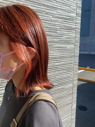 ミディアム 透明感カラー 天羅のヘアスタイル