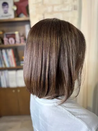 カラー 〖 南柏 〗 谷元 李乙奈のヘアスタイル