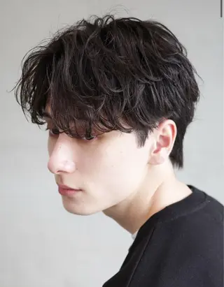 パーマ メンズ 🌀toa/波巻き✨ /メンズパーマ／栄のヘアスタイル