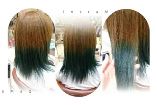 ミディアム セミロング ロング カラー ヘアアレンジ 嶋田 ゆきのヘアスタイル