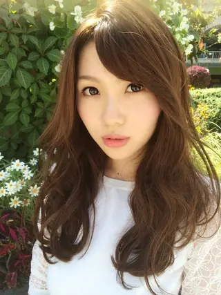 ロング カラー パーマ マツエク・マツパ 黒木 健悟のヘアスタイル