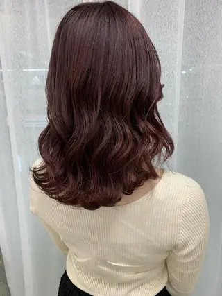 ミディアム カラー LUNON/田河優花 /デザインカラーのヘアスタイル