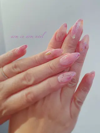 ネイル arm in arm ︎✿Yamamotoのマツエク・マツパデザイン