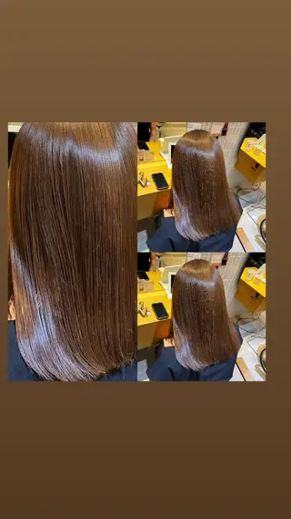 ロング カラー ラフィスヘアードープ所属・レイヤーと透明感の アユカ🫒オリーブのヘアスタイル