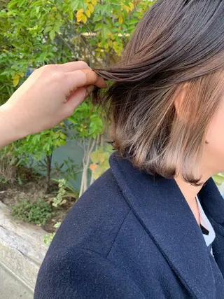 ミディアム 田中 亜沙美のヘアスタイル