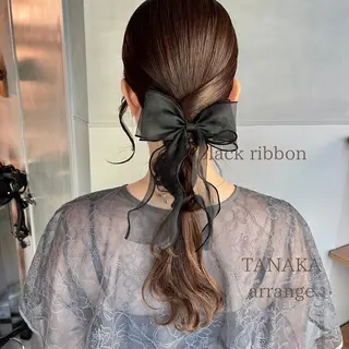 ヘアアレンジ charm《銀座》 ヘアセット/縮毛矯正のヘアスタイル