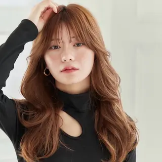 ミディアム ✧*｡韓国ヘア 今塚裕夏🦋🖤のヘアスタイル