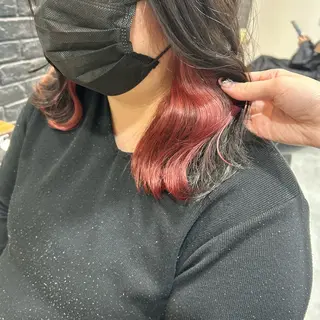 ミディアム カラー Slap Dash 【スラップ ダッシュ】所属・髪質改善カラー 🧸かりん🎀‪のヘアスタイル