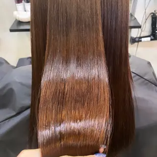 セミロング パーマ 透明感/韓国風 🤍moeka🤍のヘアスタイル