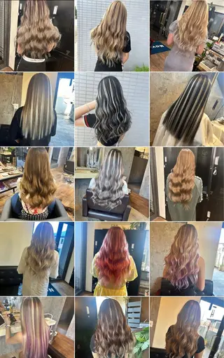 ロング Navy （ネイビー）のヘアスタイル