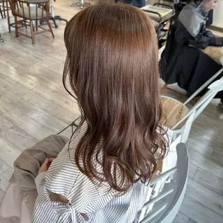 セミロング カラー 高橋 みく/ minim 暖色のヘアスタイル