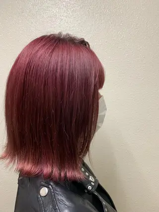 ミディアム カラー 髪質改善色素改善特化 keiのヘアスタイル