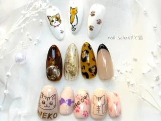 ネイル パラジェル登録店 爪と猫NANAMIのネイルデザイン