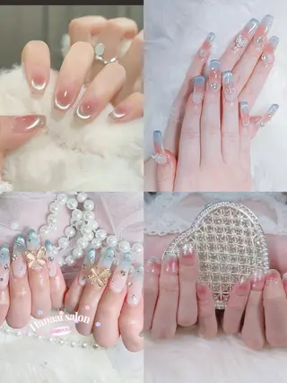 ミディアム Hanaai Salon新宿店のネイルデザイン