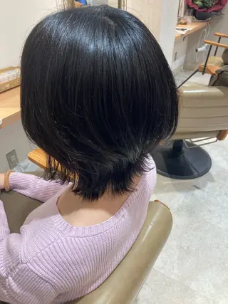 ミディアム 艶カラー4400 まいのヘアスタイル