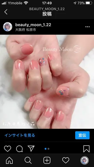 ネイル beauty ☪︎moonのネイルデザイン