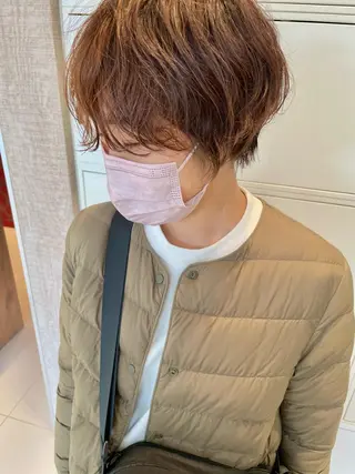 ショート パーマ 鶴岡で縮毛矯正なら お任せ！ハヤシナオミのヘアスタイル
