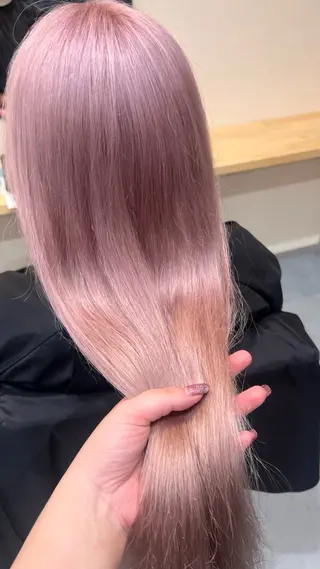 ロング カラー 🫧ブリーチ🫧 ✨ダブルカラーのヘアスタイル