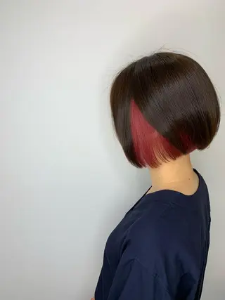 ショート カラー 艶髪クリエイター 秋田 聖也🪽のヘアスタイル