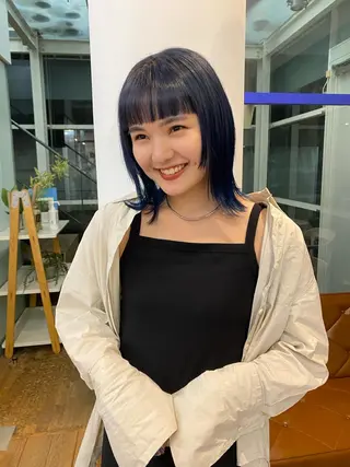 ミディアム カラー 🌻名古屋🌻 🫧ハイトーン🫧のヘアスタイル