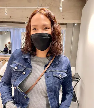 ミディアム カラー RICCA HAIR所属・似合わせカラー/ 髪質改善のヘアスタイル