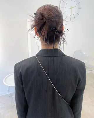ミディアム ヘアアレンジ HAIR MAKE SALON new  me所属・ヘアメイク new meのその他イメージ