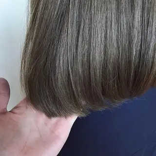 ミディアム カラー パーマ ヘアアレンジ ナツメダ ダイキのヘアスタイル