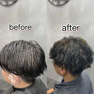 ショート パーマ メンズ ANGELICA💎 ショウゴのヘアスタイル