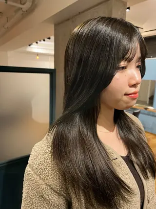 セミロング カラー 暖色/パーマ 🌼クニトウメイのヘアスタイル