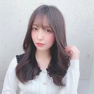 ロング カラー ✨️美髪矯正×似合わ せ艶カラー✨藤田透のヘアスタイル
