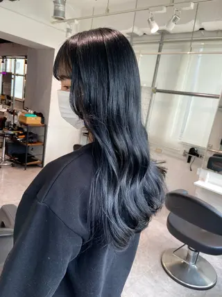 ロング カラー ヘアアレンジ トレンドモテカラー 🩷色落ちまで可愛くのヘアスタイル