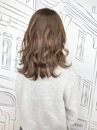 ミディアム カラー レイヤー⭐️カラー ⭐️平川雅史のヘアスタイル