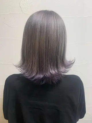 ミディアム 【北千住】🌈韓国風 レイヤー✨小顔カットのヘアスタイル