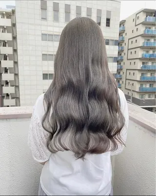 ロング カラー 🟦ニュアンス/メン ズパーマ横浜🟦のヘアスタイル