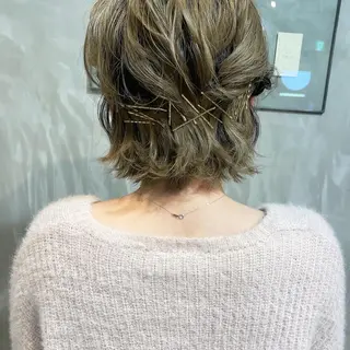 ショート ヘアアレンジ ヤマモト マイのヘアスタイル