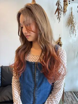 セミロング カラー m ā l o.🌷 サカモトマイコのヘアスタイル
