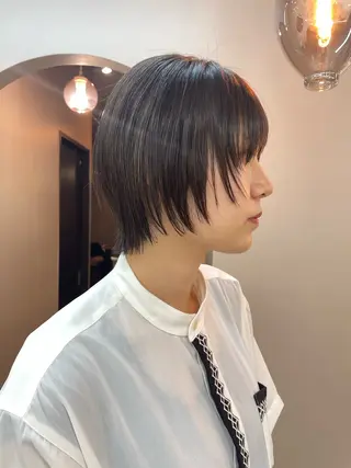 ショート 韓国レイヤー 船橋 徒歩5分/小川友美のヘアスタイル